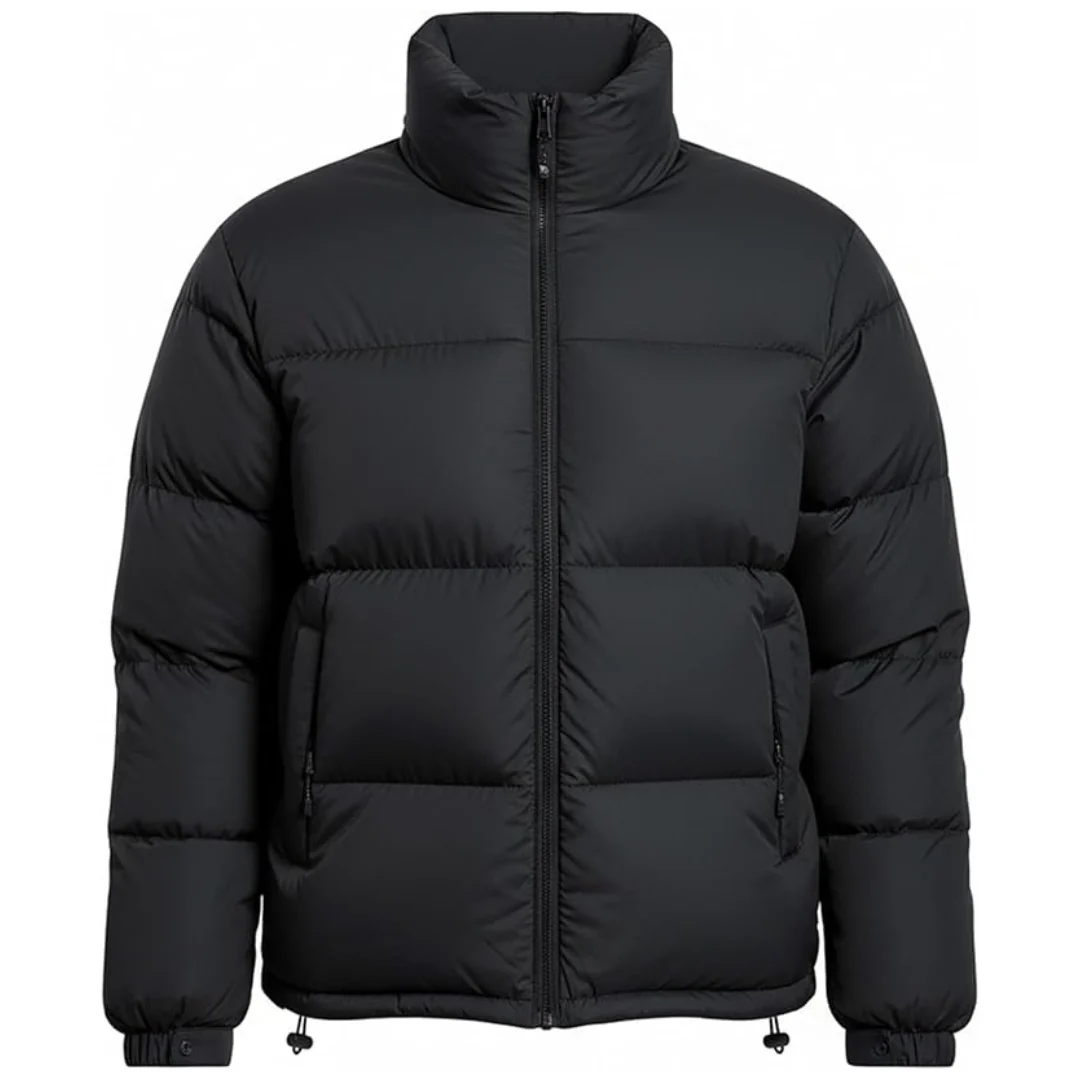 Men's Thickened Winter Puffer Jacket Coat W/ Stand Collar (3 Colors)