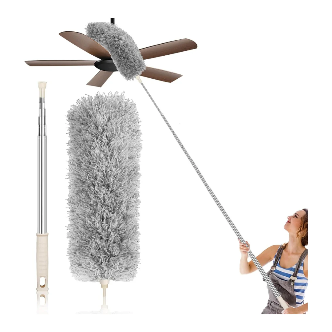 Microfiber Dusters for Cleaning with Extension Pole