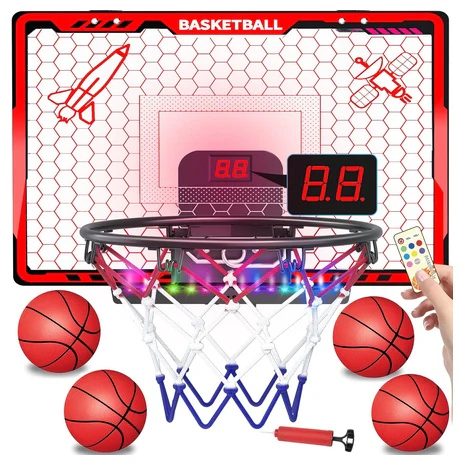 Mini Basketball Hoop with Colorful Lights