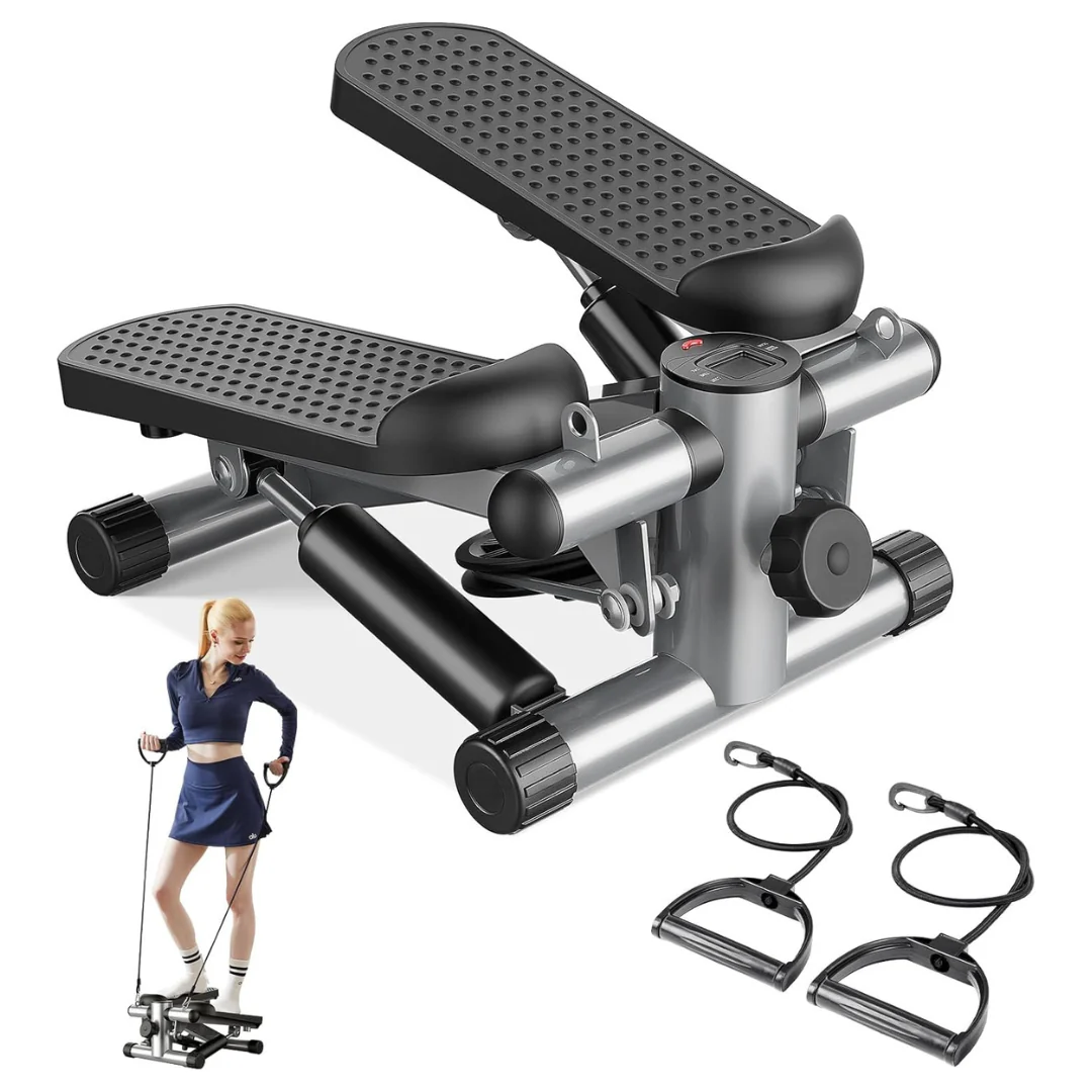 Mini Stair Steppers With Resistance Bands