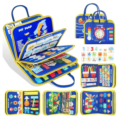 Montessori Toys Toddler Activities Busy Book
