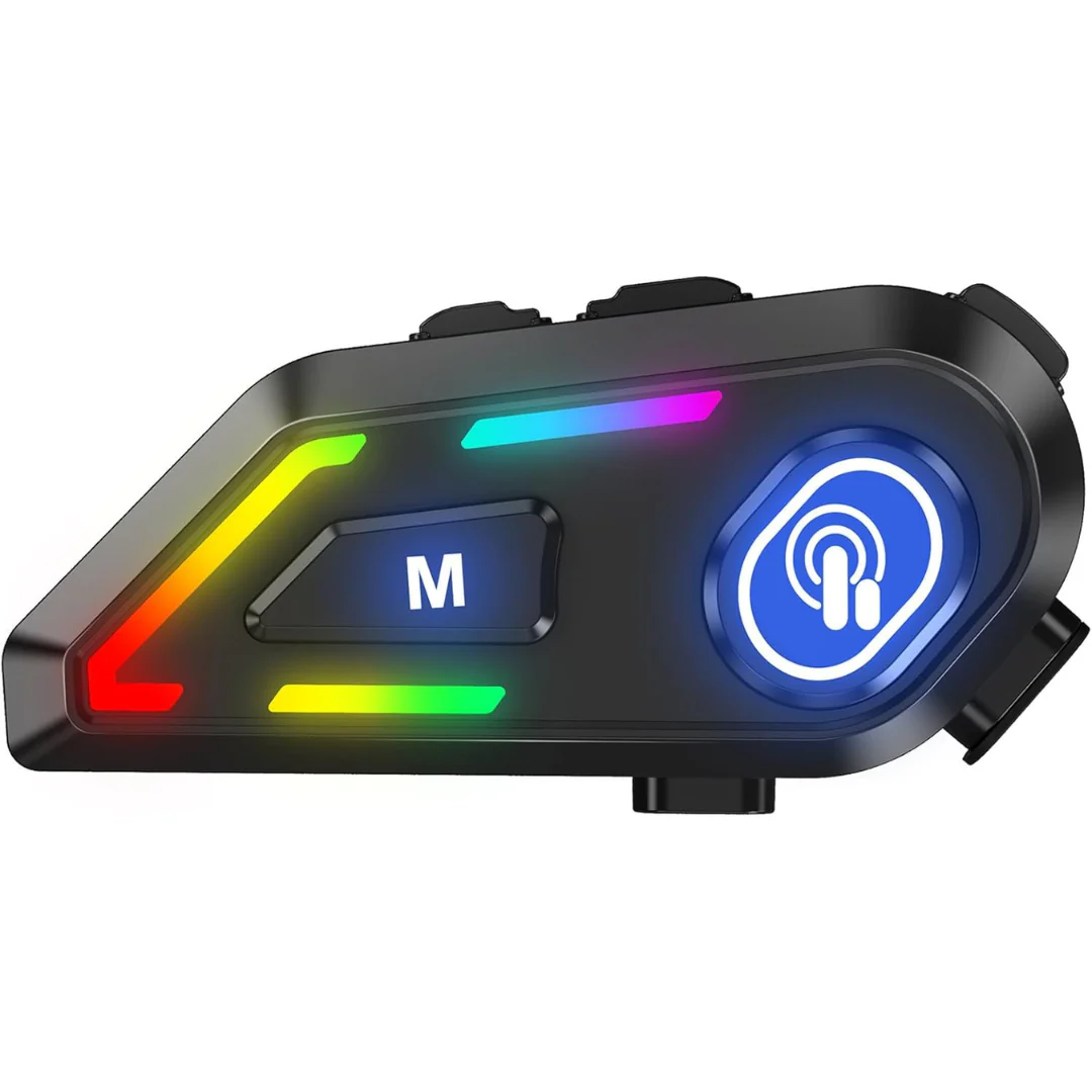 Motorcycle Helmet Bluetooth Headset with 2 Type Mics