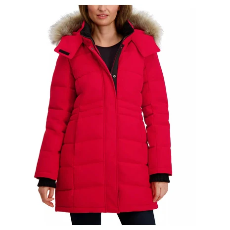 Nautica Women's Hooded Puffer Coat