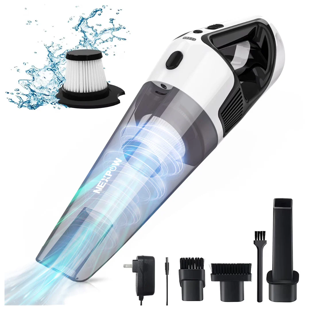 NEXPOW 10,000Pa Cordless Handheld Car Vacuum