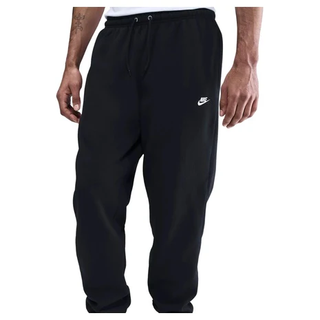 Nike Men's Cuffed Brushed Fleece Logo Sweatpants