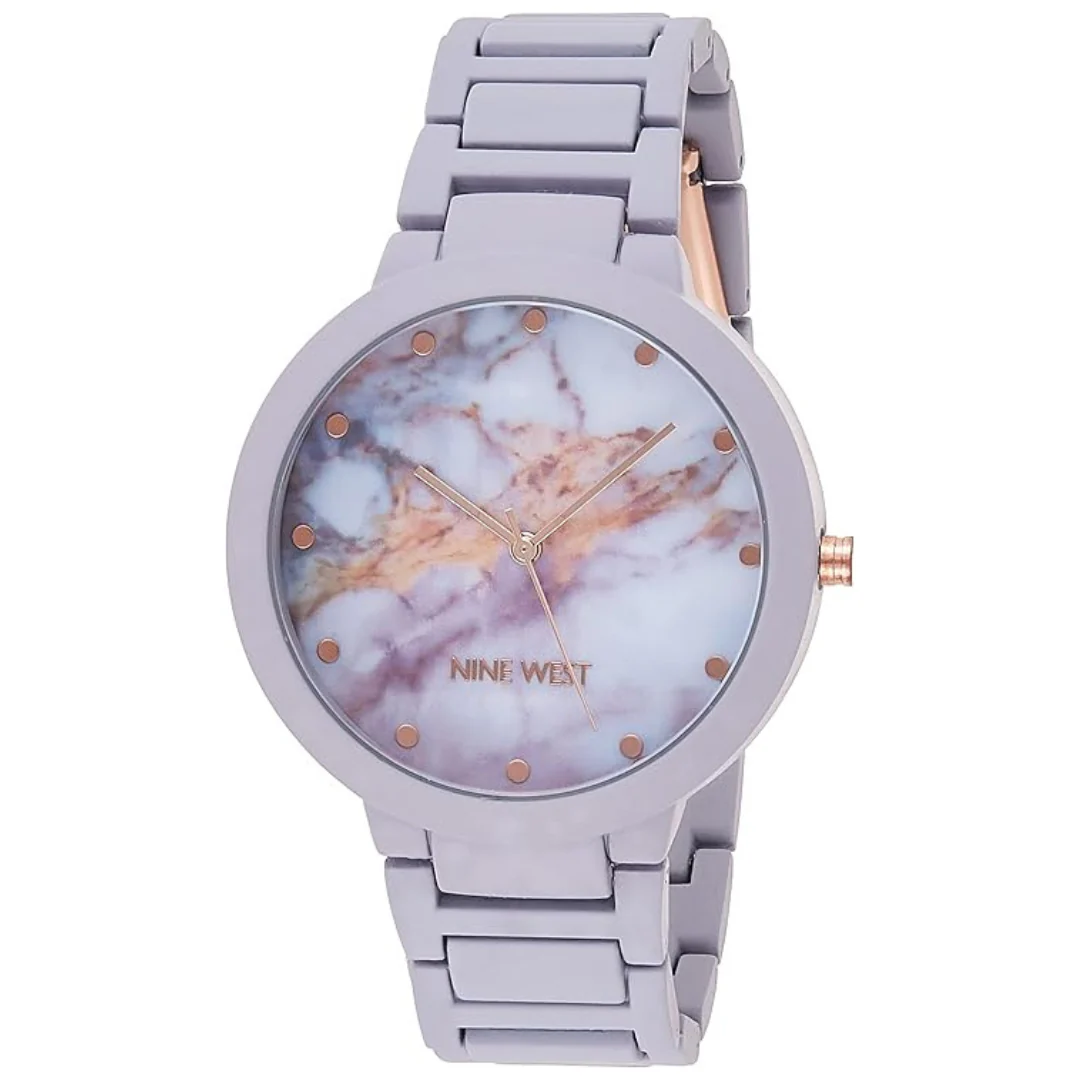 Nine West Women's 40 mm Rubberized Bracelet Watch