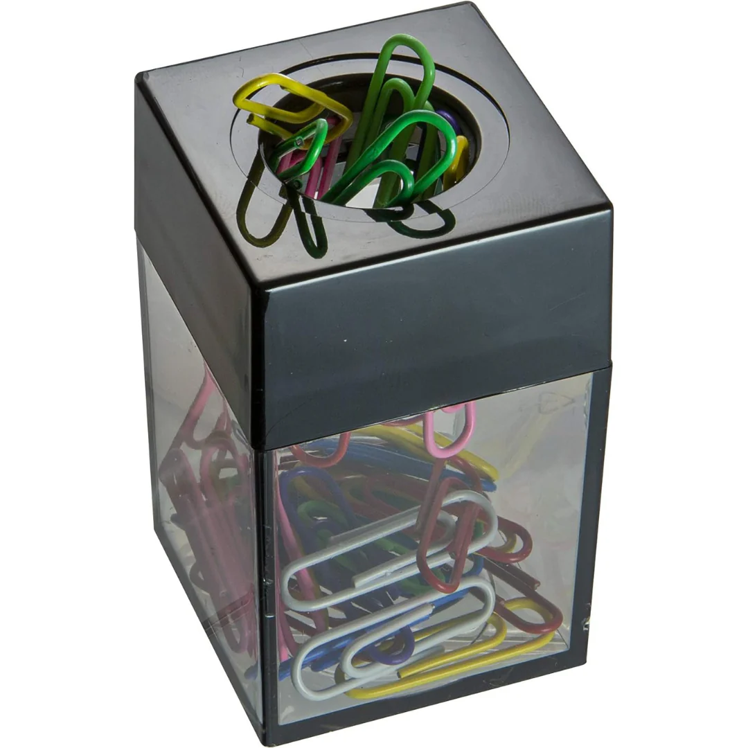 Officemate 100 Clip Capacity Magnetic Clip Dispenser
