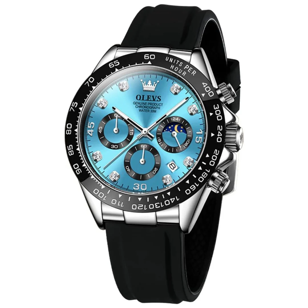 Olevs Men's Analog Quartz Waterproof Wrist Watch (Various)