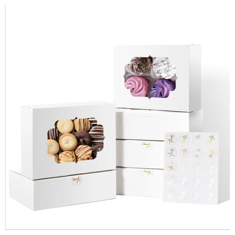 Packs Of Bakery Boxes With Windows On Sale!