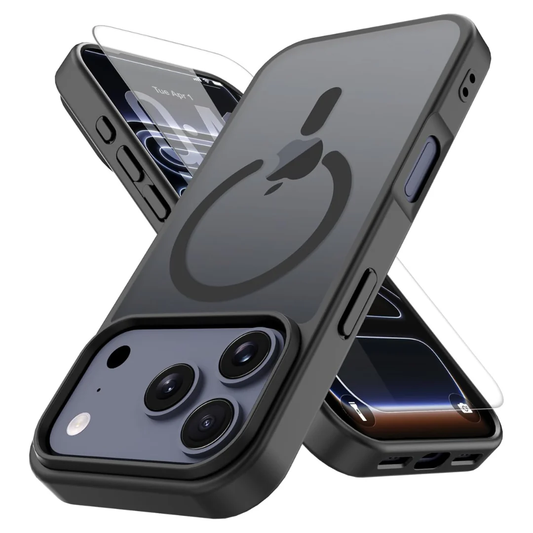 PinLiSheng Magnetic For iPhone 17 Pro Case With 1 Screen Protector