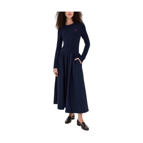 Polo Ralph Lauren Women's Mixed Media Dress