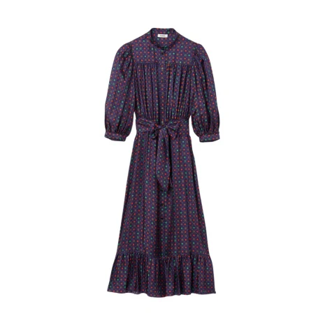 Printed Midi Dress