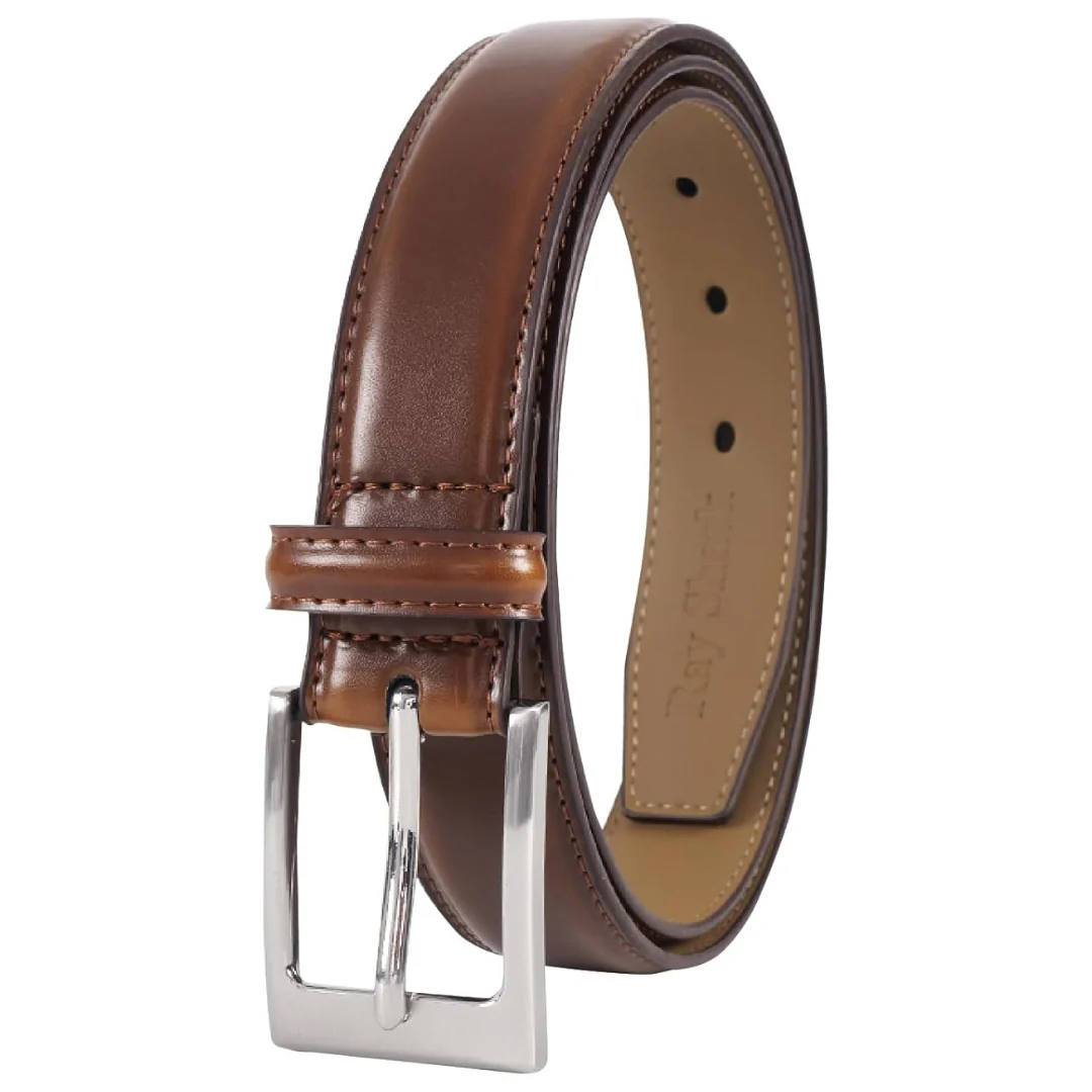 Ray Shark Leather 1 1/8" Single Prong Men's Belts