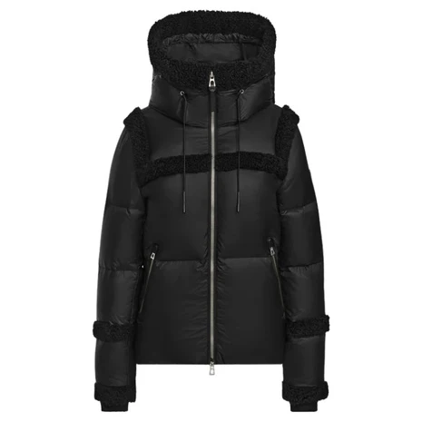 Rudsak Juliana Women's Down Puffer With Faux Shearling