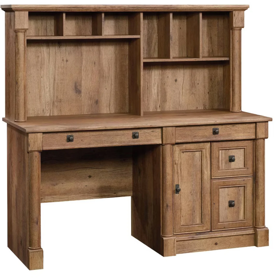 Sauder Palladia Computer Desk with Hutch