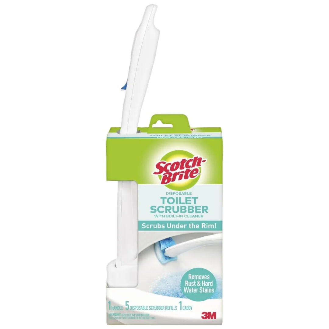 Scotch-Brite Toilet Bowl Scrubber Kit With 5 Refills
