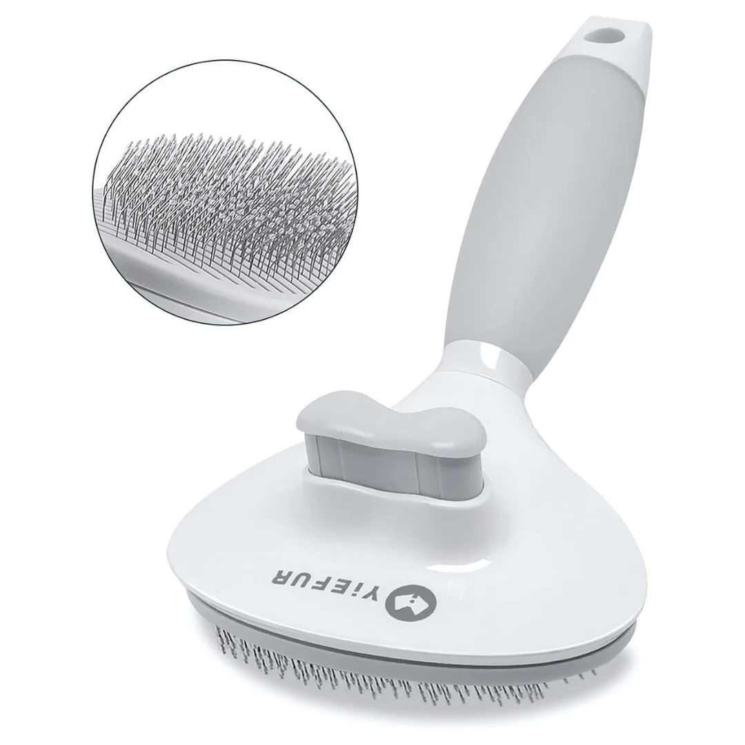 Soft Silicone Self-Cleaning Grooming Cat Hair Brush