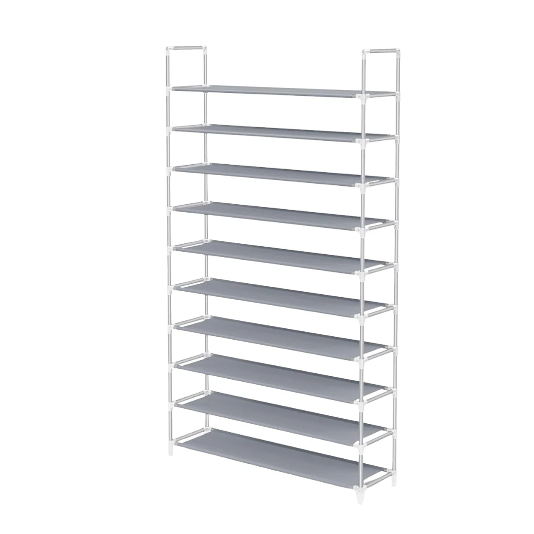Songmics 10-Tier Non-Woven Fabric Shoe Storage Rack