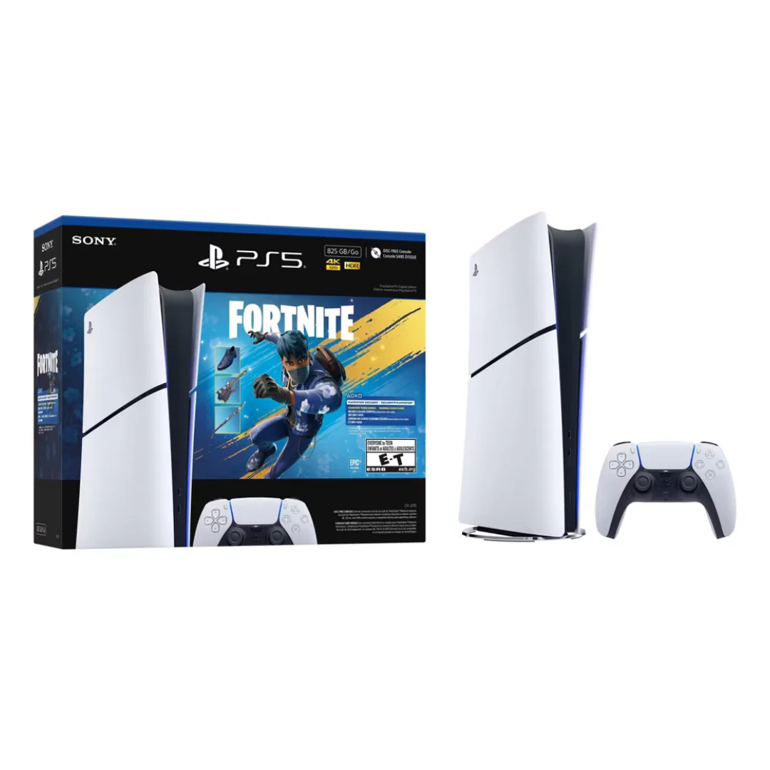 Sony PlayStation5 825GB Digital Edition W/ Fortnite Flowering Chaos Bundle