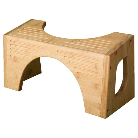 Squatty Potty The Original Bamboo Flip Toilet Stool