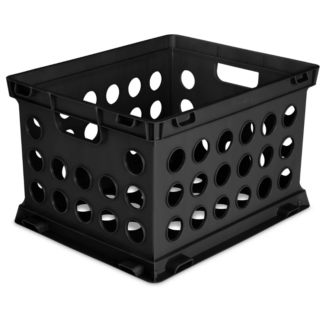 Sterilite File Crate Versatile Plastic Bin With Handles