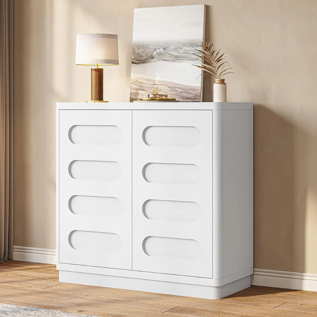 Sucssrich Large Console Buffet Cabinet With Storage