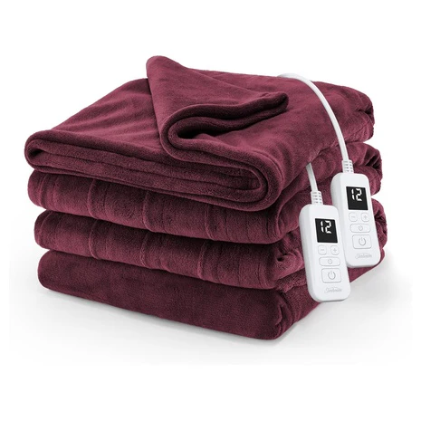 Sunbeam Royal Luxe Microplush Heated Queen Blanket