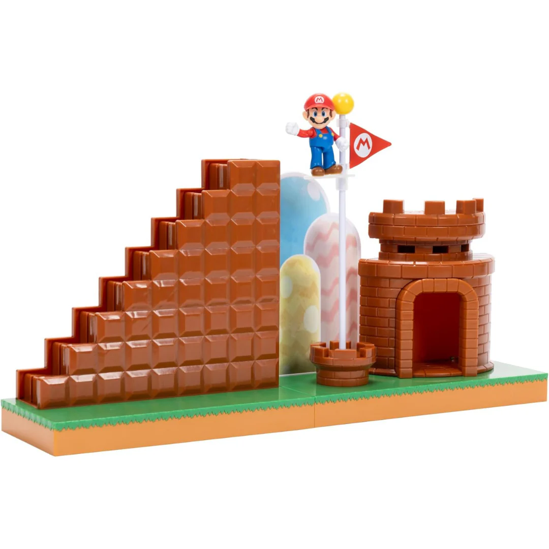 Super Mario Nintendo 2.5" Action Figures Course Complete Playset