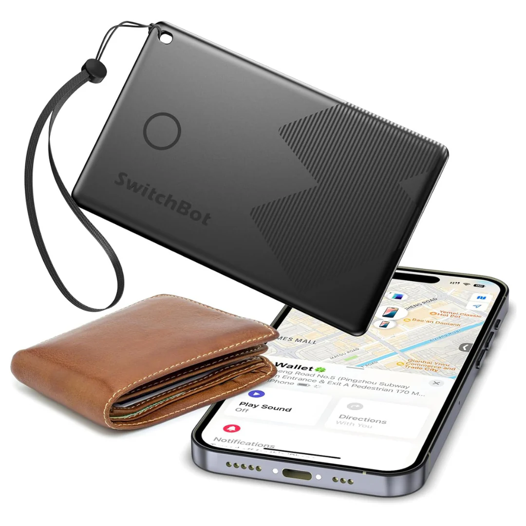 SwitchBot Waterproof Apple Find My Wallet Tracker Card