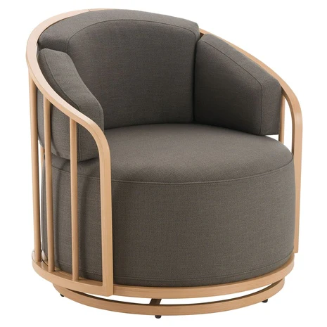 Swivel Birdcage Accent Chair