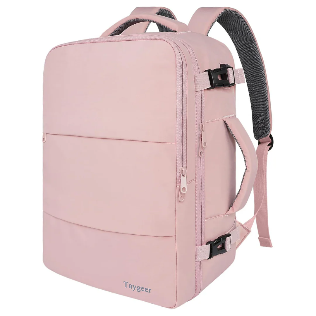 Taygeer 15.6" Travel Backpack With USB Charging Port