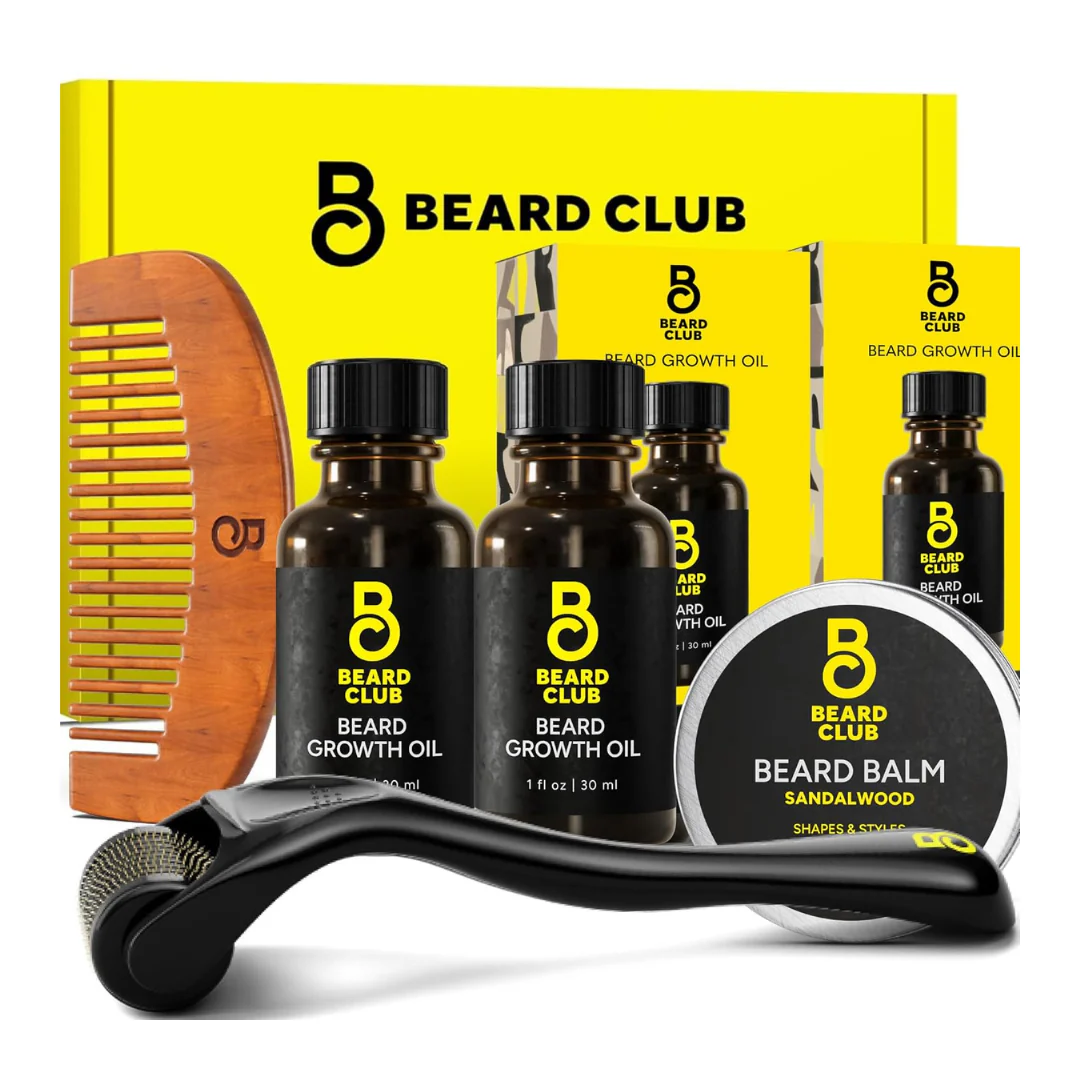 The Beard Club Enhanced Beard Growth Kit