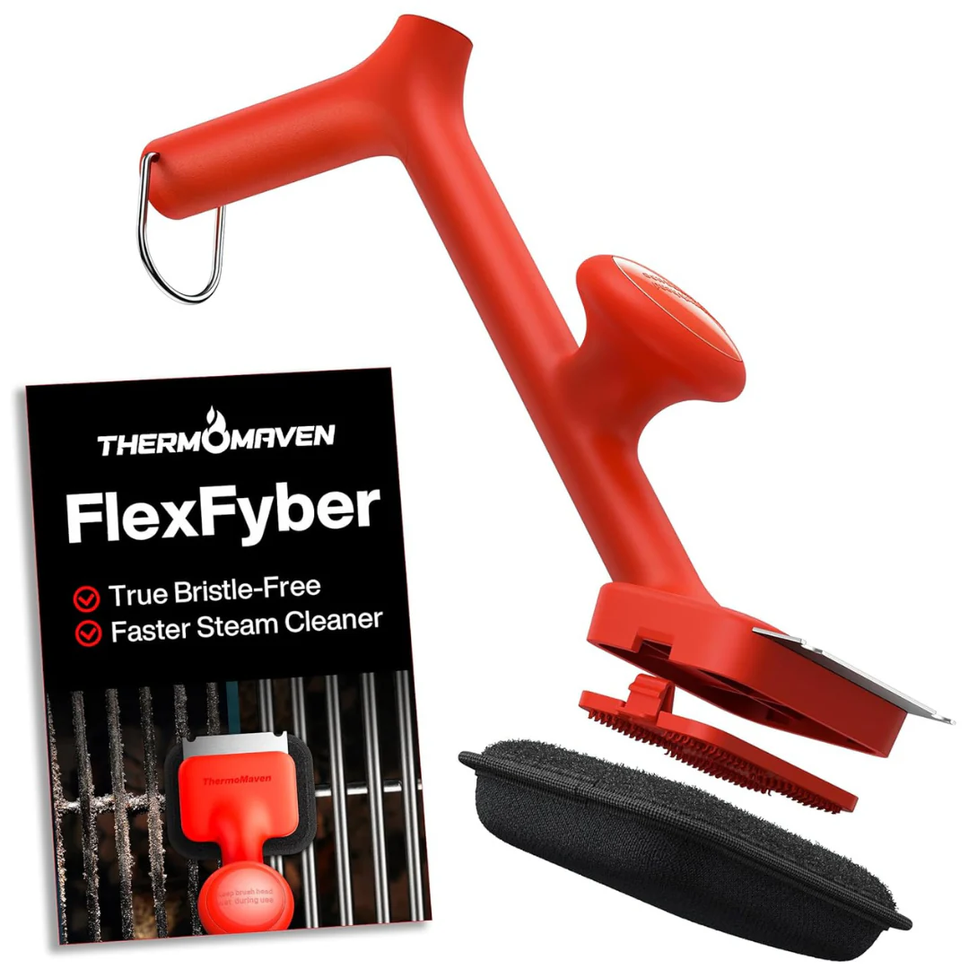 ThermoMaven Grill Cleaning Accessories Brush With Scraper