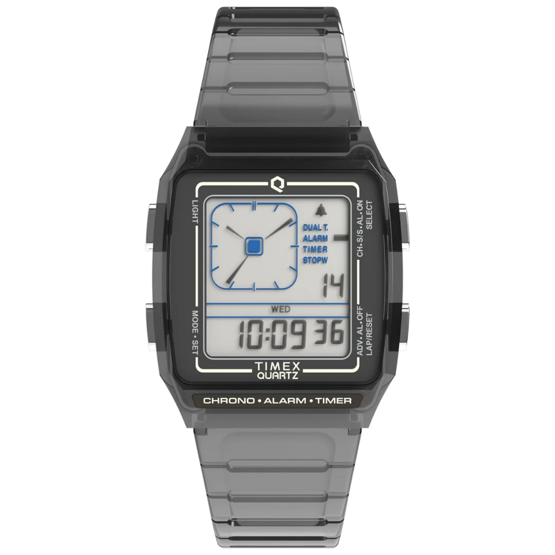 Timex Unisex Q LCA 35mm Digital Watch