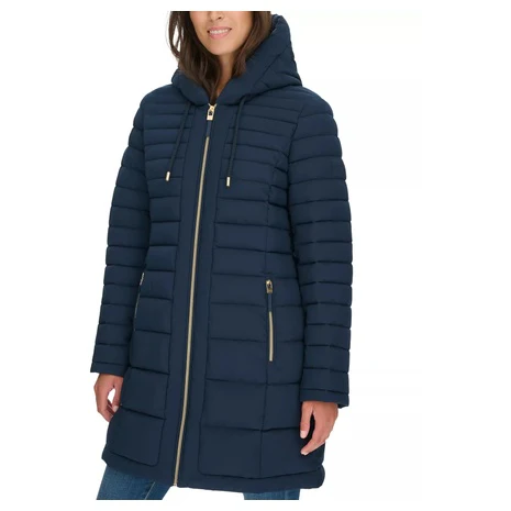 Tommy Hilfiger Women's Hooded Packable Puffer Coat