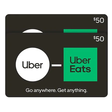 $100 Uber/Uber Eats/Postmates eGift Card