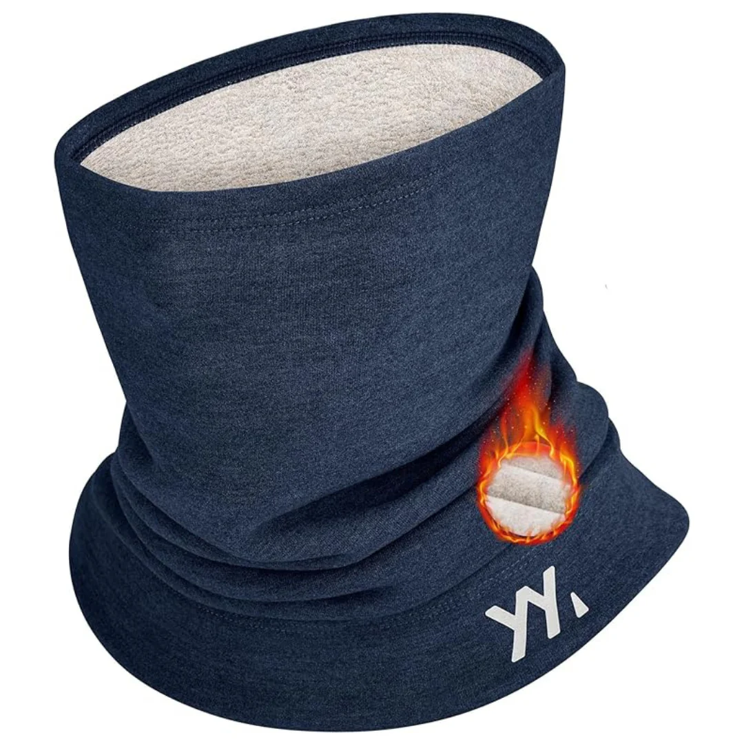 Unisex Windproof Wool Neck Gaiter Fleece Scarf (Various)