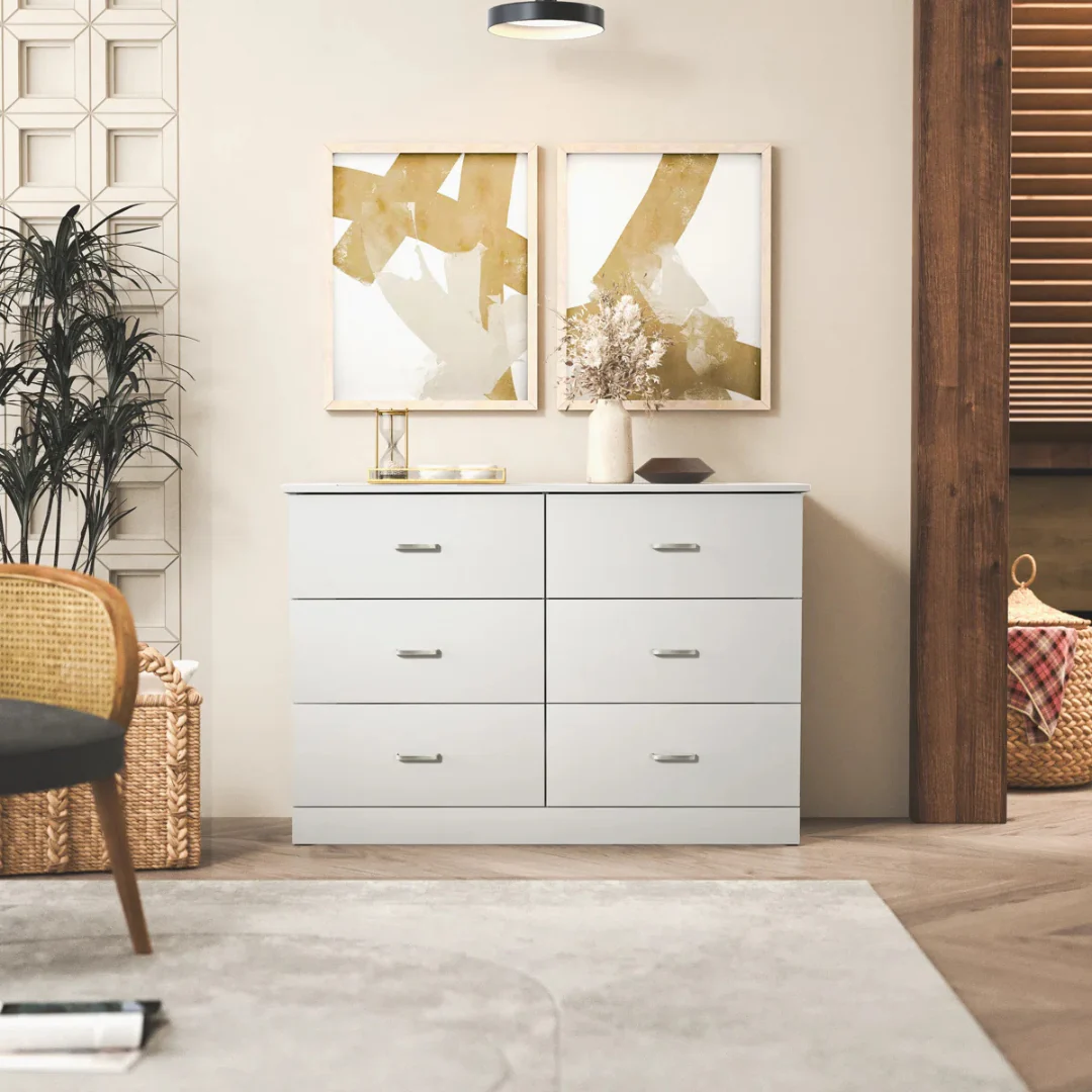 Wade Logan Allyannah 6 Drawer 47.2'' W Dresser