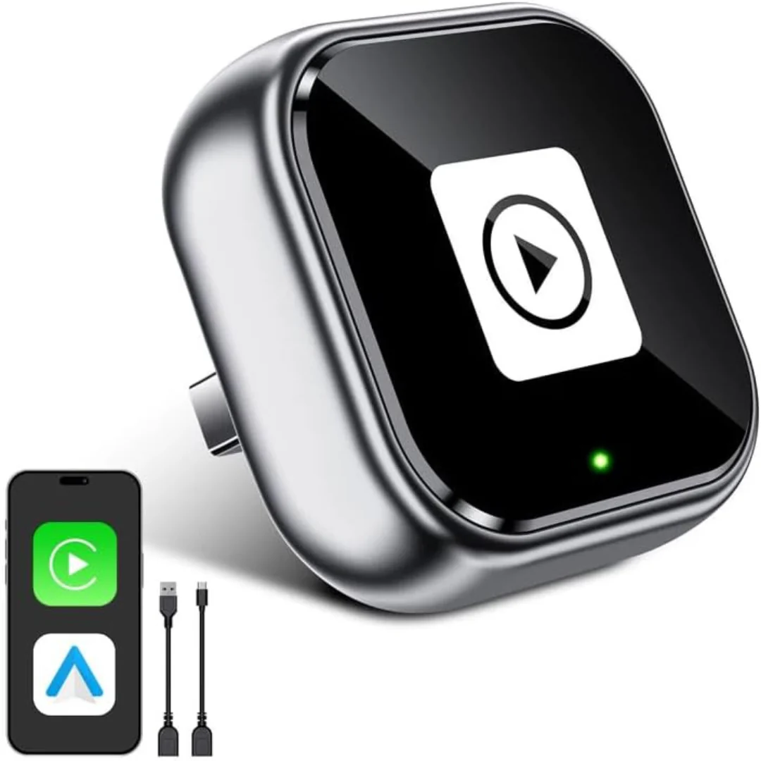 Wireless CarPlay & Auto Adapter With Mini USB