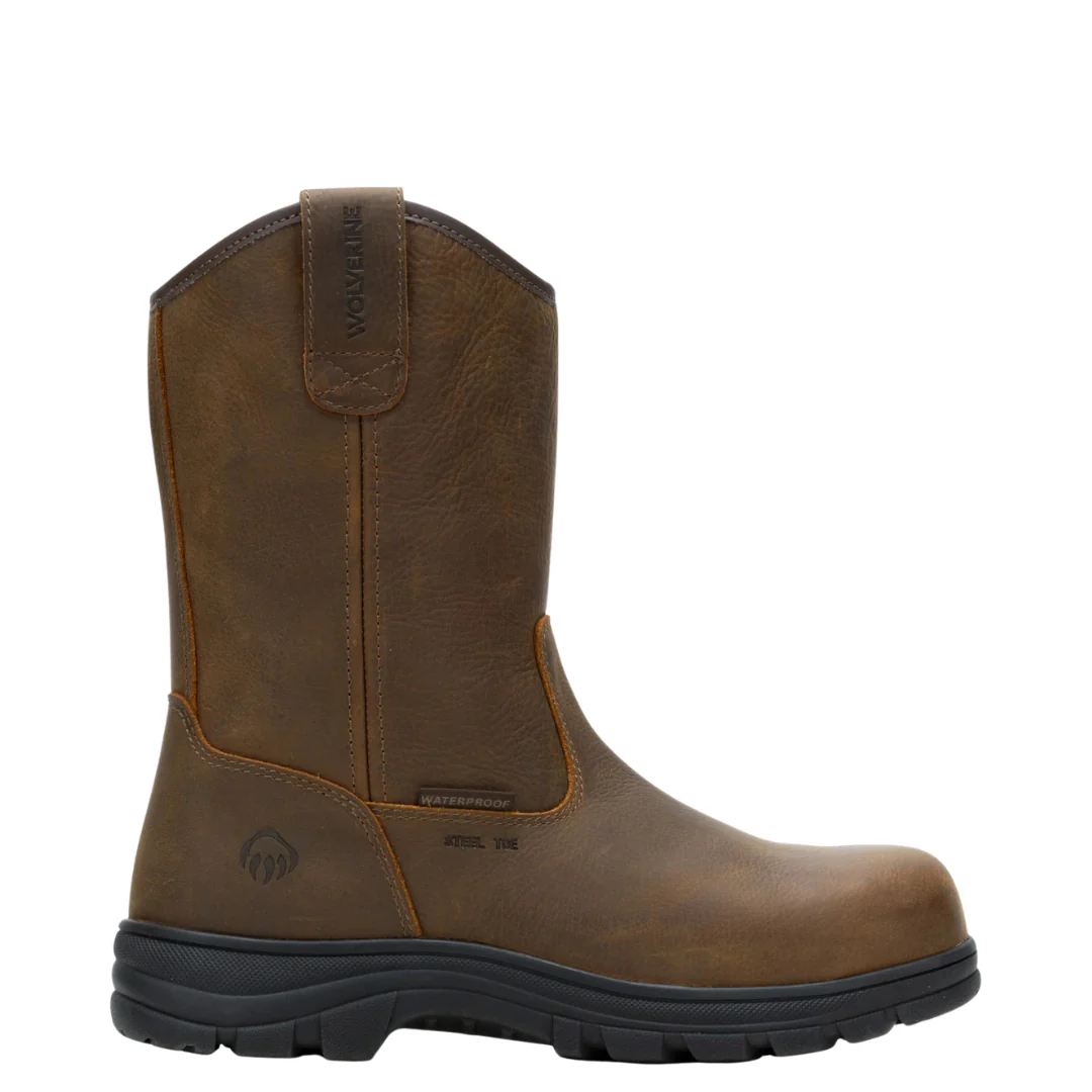 Wolverine Men Carlsbad Steel-Toe Work Wellington Shoes