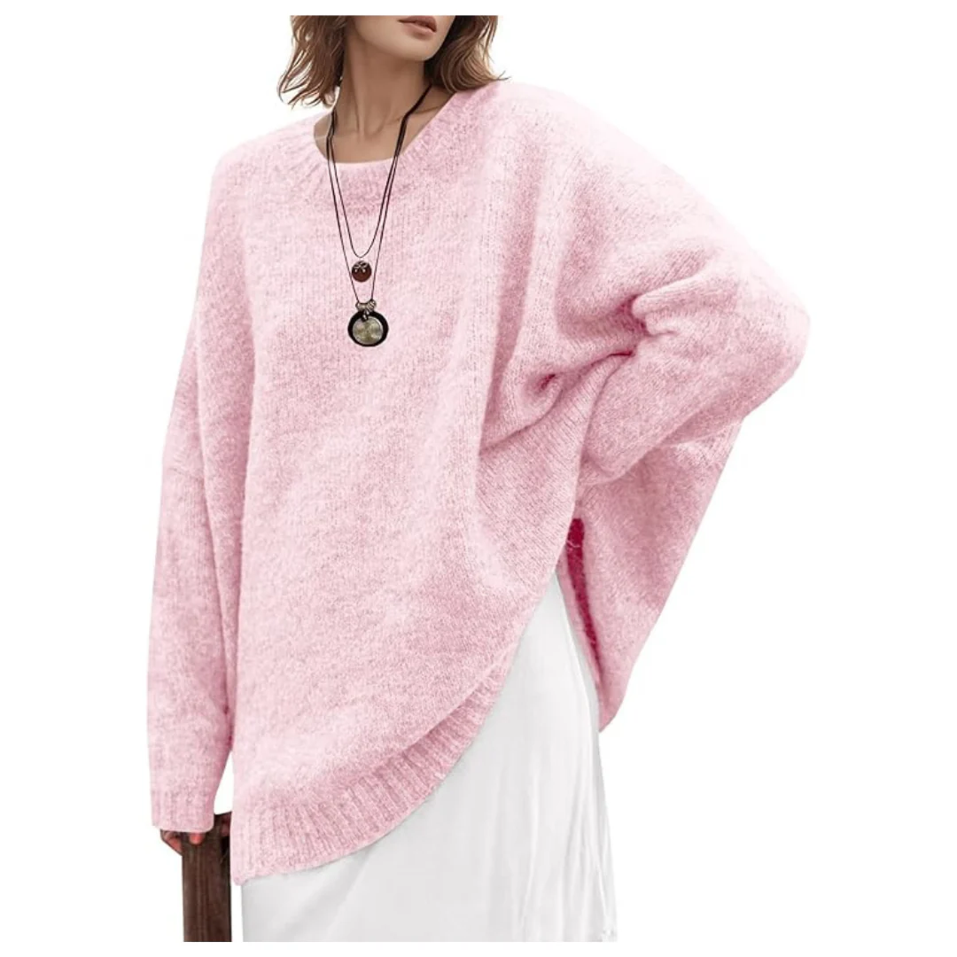 Women's Trendy Knit Sweater Crewneck Sweaters