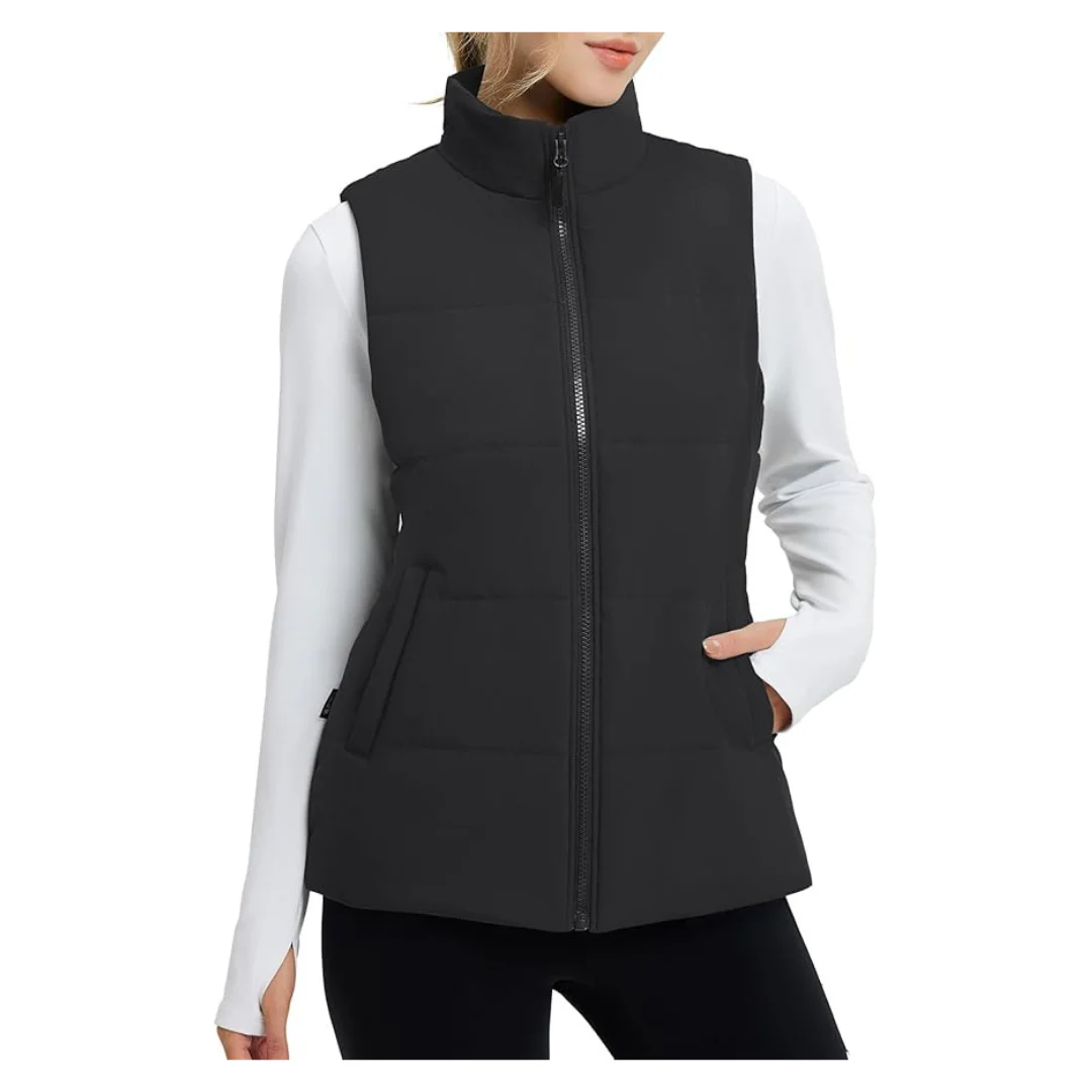 Women's Water-Resistant Lightweight Winter Puffer Vest (4 Colors)