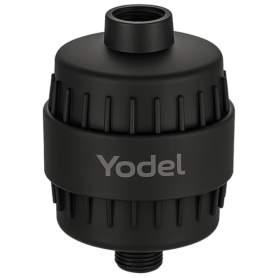 Yodel Matte Black Shower Filter For Hard Water